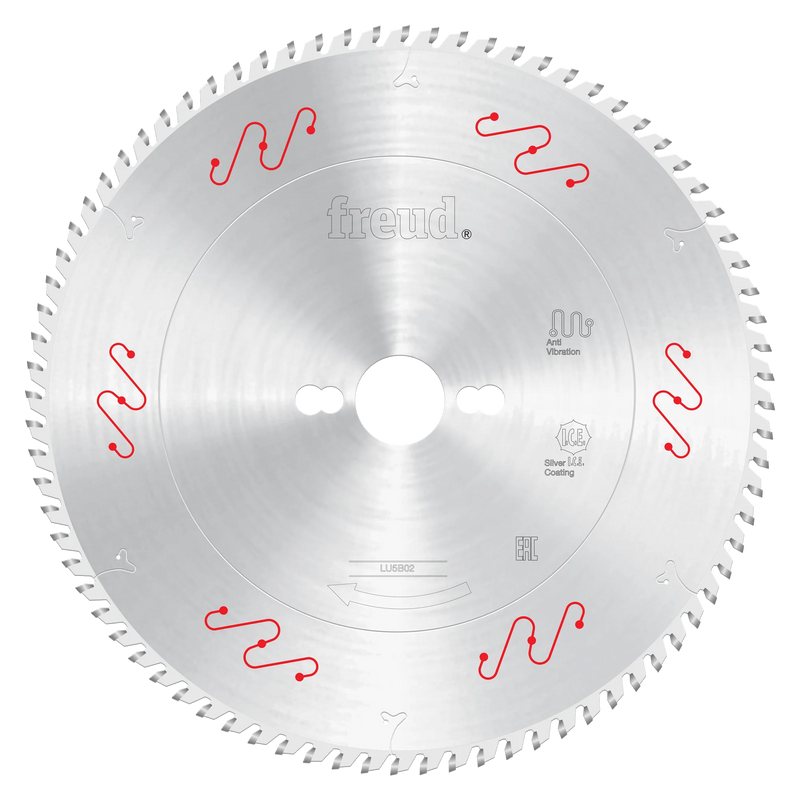 Freud Circular Saw Blade 250 MM-10 Inchx2.8x30 mm, 80 Teeth Thin to Medium Aluminum & Non Ferrous Blades with Mechanical Clamping-F03FS05220