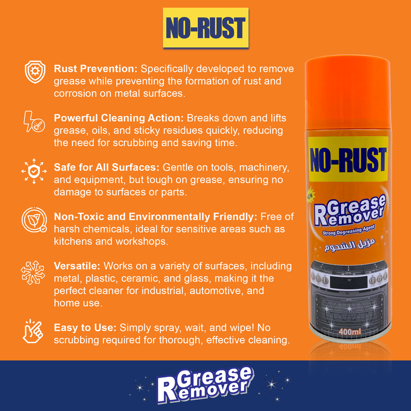 No Rust Grease Remover - 400ml