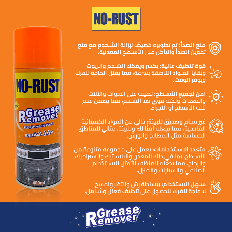 No Rust Grease Remover - 400ml