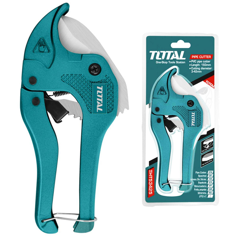 TOTAL TOOLS
 PVC Pipe Cutter / 193 mm
 - THT53425