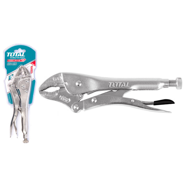 TOTAL TOOLS Straight jaw plier 10"inch - THT191002