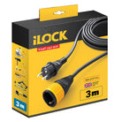 سلك توصيل كهرباء (تطويلة) بطول 3 متر – ماركة ILOCK – موديل ILOCK-CABLE CONNECTION-3M