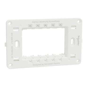Schneider Supporting Frame, Miluz E, 3 gang, white - M3TB01S_03