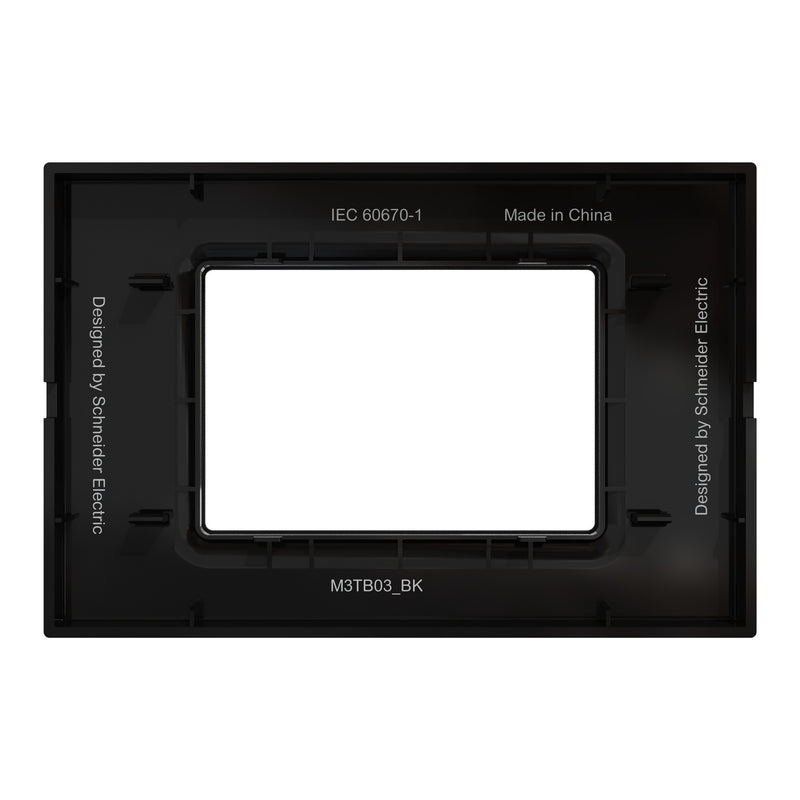 Schneider Electric Cover frame, Miluz E, 3 gang , HDCWD - Model : M3TB03