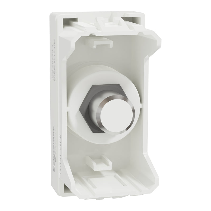 Schneider TV Outlet, Miluz E, F-type, mechanism, white - M3TB1_TVFM