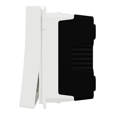 Schneider Switch, Miluz E, 1 Way, 10AX, 250V, 1 Module, White - M3TB31_10A_1