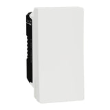 Schneider Switch, Miluz E, 1 Way, 10AX, 250V, 1 Module, White - M3TB31-10A-1