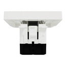 Schneider Doorbell Switch , Miluz E, 10A, 250V, 2 module, White - M3TB31_BP_2M