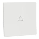 Schneider Doorbell Switch , Miluz E, 10A, 250V, 2 module, White - M3TB31_BP_2M