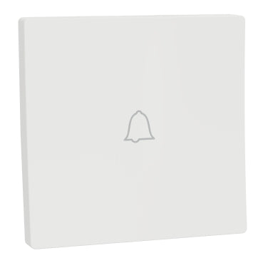 Schneider Doorbell Switch , Miluz E, 10A, 250V, 2 module, White - M3TB31_BP_2M