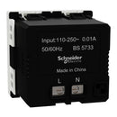 Schneider Doorbell Buzzer, Miluz E, 2 Module, White - M3TB31_DB