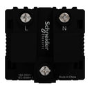 Schneider German Socket outlet, Miluz E, 16A, 250V, 2 Pin with earth, 2 Module, White - M3TB426_GR