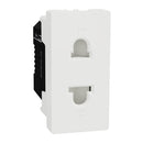 Schneider Universal Socket, Miluz E, 16A, 250V, 2 Pin, 1 Module, White - M3TB426_US