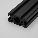 الومنيوم بروفايل اسود  MFP-2040-BLACK  - مقاس 1 متر