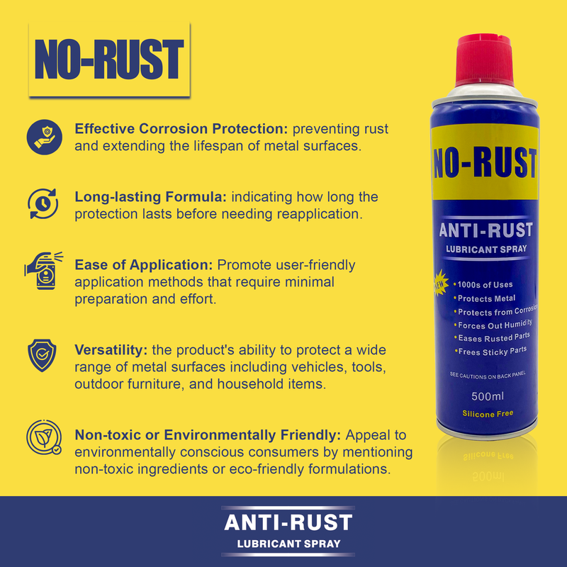 Rust Remover Multi Purpose 500ML- NO RUST