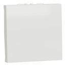 Schneider Switch, New Unica, mechanism, 1-pole 1-way, 16AX, 2 modules, screw terminals, untreated, IP4X, white - NU326118