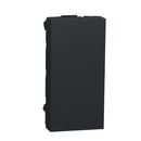 Schneider New Unica Top/Class, Blind Cover Plate, 1M, Anthracite - NU986554