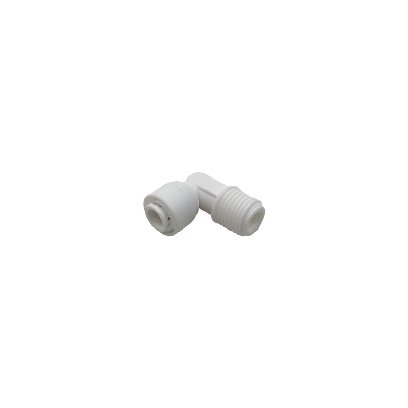 Plastic Elbow Fitting for Water Filter Male Thread  1/2 " to Hose 3/8 " – Model PSL3/8-03