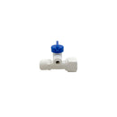 Plastic Filter Valve Male Thread 1/2" , Hose Connection  1/4" – Model PVE1/4-04