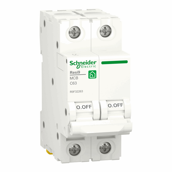 Schneider Miniature circuit breaker 2P, 63A /Model R9F32263