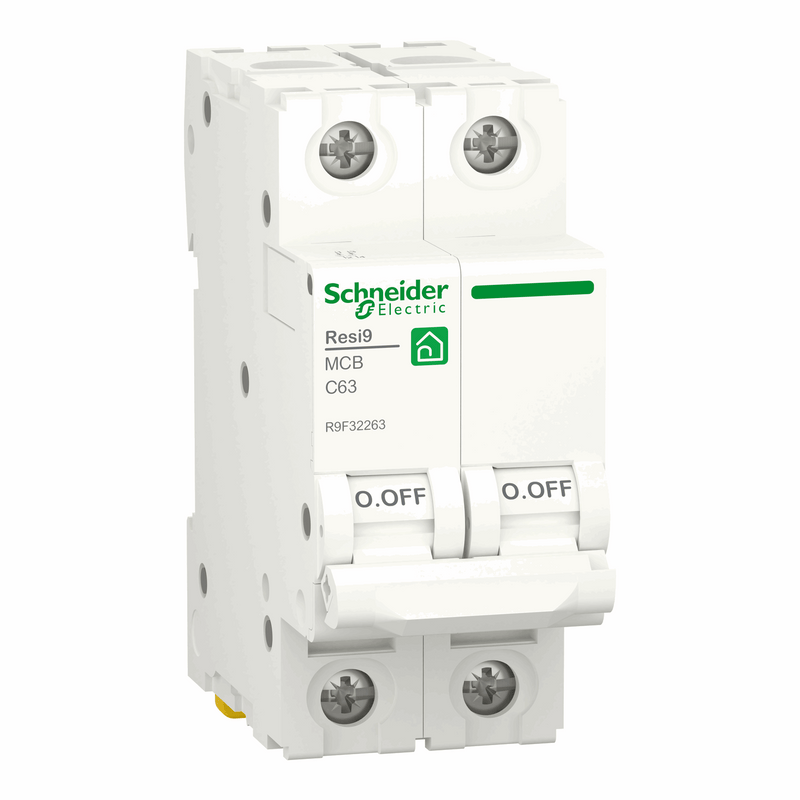 Schneider Miniature circuit breaker 2P, 63A /Model R9F32263
