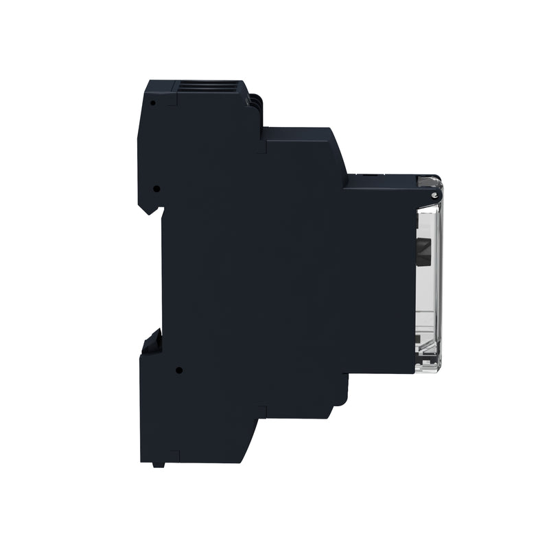 شنايدر تايمر الكترونى  مدى زمني من 1 ثانية حتى 100 ساعة – جهد تشغيل 24 إلى 240 فولت متردد – نقطة تلامس تحويل واحدة (1 C/O)  – موديل RE17RAMU