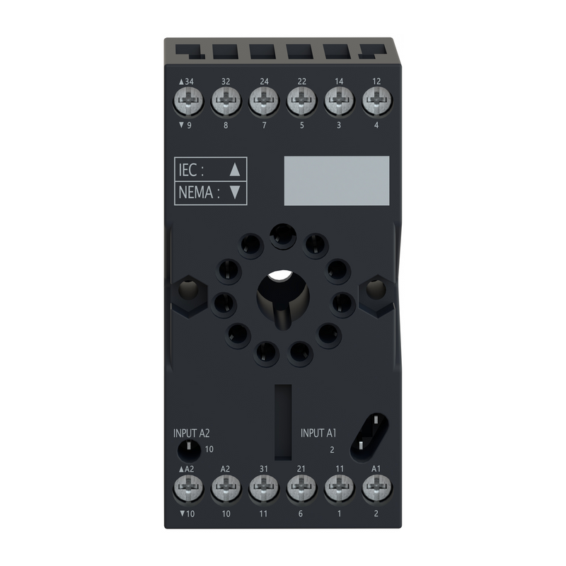 شنايدر ريلاى 11 رجل 10 امبير بالقاعدة  جهد تشغيل 24 فولت تيار متردد AC  – موديل RUMC31B7