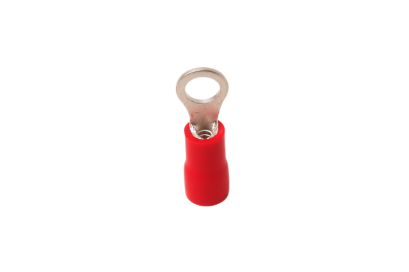 Terminal Insulation Tinned Copper Ring Connector 100 pcs.  model RVS