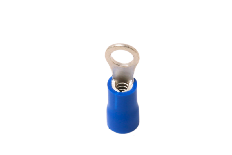 Terminal Insulation Tinned Copper Ring Connector 100 pcs.  model RVS