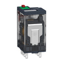 Schneider 8-pin Miniature plug-in relay with Base Socket , 12 A, 2 CO, 230 V AC - RXM2AB1P7