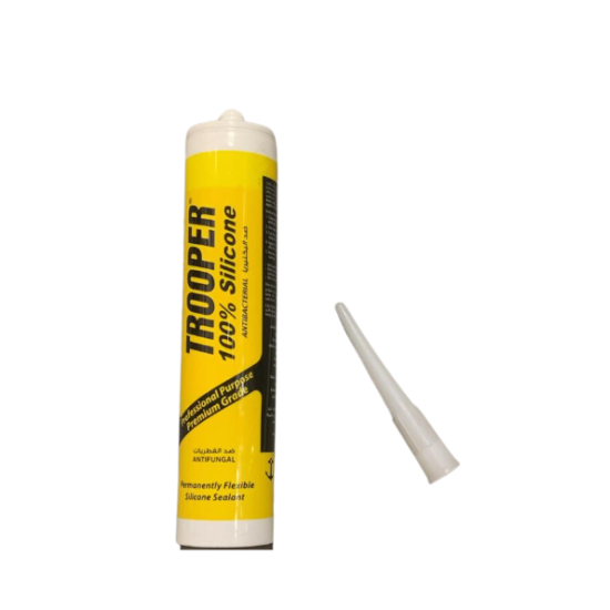 S-TROOPER UAE Transparent Silicone Sealant – 280ml – Model S-TROOPER-TN
