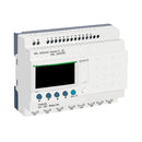 شنايدر ريلاى ذكي مدمج Zelio Logic – 20 نقطة إدخال/إخراج (I/O) – 100 إلى 240 فولت تيار متردد (AC) – مزود بساعة داخلية وشاشة عرض – الموديل SR2B201FU