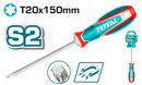 Total tools Torx screwdriver S2 150 mm T20  - TSDT20150