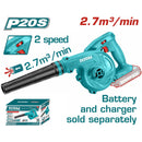 توتال تولز بلاور ليثيوم 20 فولت بدون بطارية وشاحن  - TABLI20018