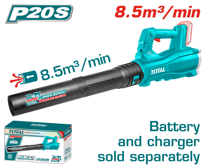 Total tools Cordless blower 20 V with out Battery and charger - TABLI20323