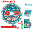 Total Tools Ultrathin Diamond Turbo Cutting Disc 5" – 1.5mm Thickness –  TAC061251