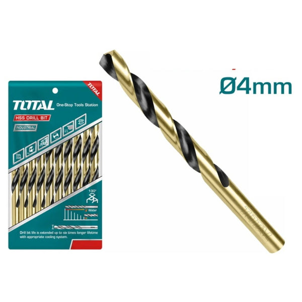 Total tools HSS drill bit 4 mm - TAC100403