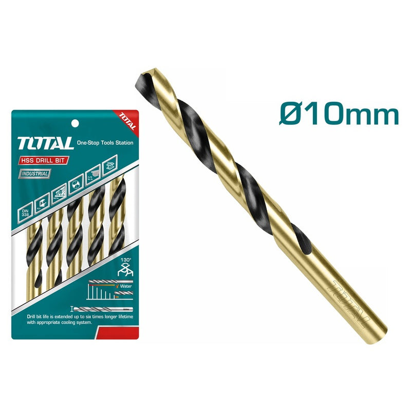 Total tools HSS drill bit 10 mm - TAC101003