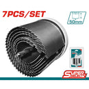 توتال تولز طقم بنط منشارية 7 قطع - TACSH3071