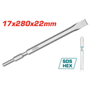 توتال تولز اجنة هيلتى مبططة كعب مسدس  280 مم  - TAC153172