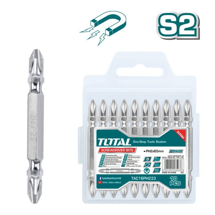 TOTAL TOOLS Double-sided  Screwdriver bit- TAC16PH233