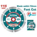 توتال تولز  اسطوانة الماظة خرسانة 4.5 بوصة  * 22.2 مم  - TAC2111153