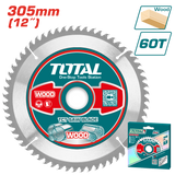 Total tools TCT saw blade for wood 12 inch 60T  - TAC231923