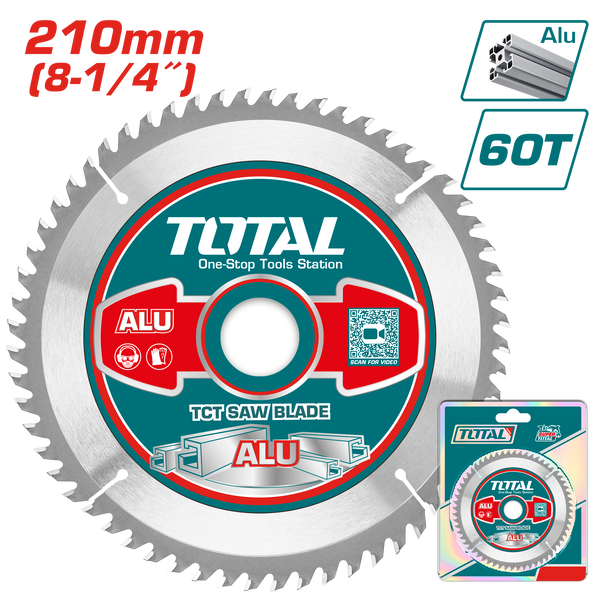 Total tools TCT saw blade for aluminum  8.25 inch  120T -   TAC233523