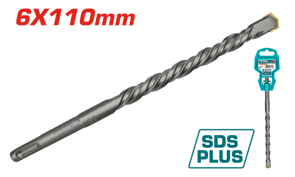 Total total SDS plus hammer drill bit 6*110 mm - TAC310601