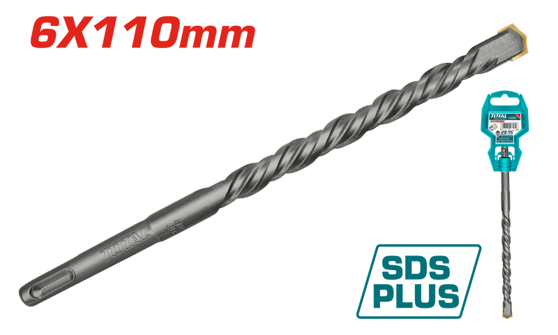 Total total SDS plus hammer drill bit 6*110 mm - TAC310601