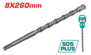 Total total SDS plus hammer drill bit 8*260 mm - TAC310804