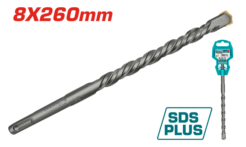 Total total SDS plus hammer drill bit 8*260 mm - TAC310804