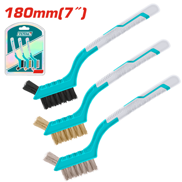 Total Tools 3 Pcs Hand Wire Brush Set 7" – TAC38033