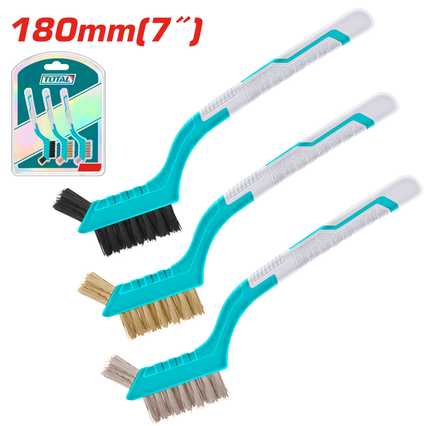 Total Tools 3 Pcs Hand Wire Brush Set 7" – TAC38033